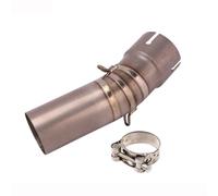 Slip-On Motorcycle Exhaust Escape Moto Titanium Alloy Middle Link Pipe For BMW F650GS F700GS F800GT F800GS Adventure 2008-2019