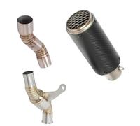 Slip On Motorcycle Exhaust Escape Systems 51mm Middle Link Pipe Moto Muffler For CFMOTO CLX-700 CLX700 CLX 700 Sport 2020-2023