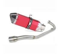 Slip On Motorcycle Exhaust For PCX125 PCX150 2021 2022 Muffler Full System Middle Pipe