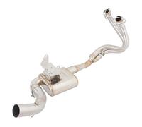 Slip On Motorcycle Exhaust Headers Connect Pipe Stainless Steel System For Kawasaki For NINJA650 2017 2018 2019 2020 2021 2022 2023