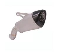 Slip On Motorcycle Exhaust Mid Link Pipe Modified Carbon Fiber Escape Muffler DB Killer For Kawasaki Z900 Z900E Z900A2 2020 2021