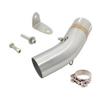 Slip On Motorcycle Exhaust Middle Link Pipe For Suzuki GSXS1000 GSXS1000F 2015-2021 Exhaust Pipe Adapter Connector 51mm Muffler Muffler Exhaust