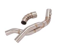 Slip On Motorcycle Exhaust Middle Link Pipe Muffler Header Collector For R1 YZF-R1 2007-2008 Motorcycle Accessories Exhaust Link Pipe