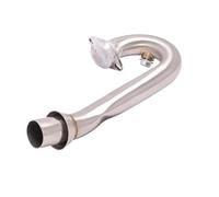 Slip On Motorcycle Exhaust Modified Escape Moto Front Link Pipe For Duke390 250 200 125 390 For Rc390 2017-2020 Middle Pipe Link Connect(Stainless steel)