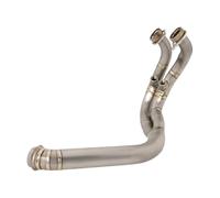 Slip On Motorcycle Exhaust Modify Escape Moto System Muffler Titanium Alloy Front Link Pipe For CFMOTO 800MT CF 800-5A 2021 2022