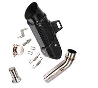 Slip On Motorcycle Exhaust Muffler Modified DB Killer Stainless Steel Middle Link Pipe Escape Moto For CB400 2008-2017