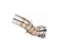 Slip-on Motorcycle Exhaust Muffler Modiifed Stainless 51MM Middle Link Pipe Slip On For Z900 For A2 For Z900e 2017-2019(Type A)