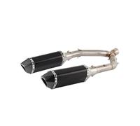 Slip-on Motorcycle Exhaust Muffler With Mid Link Pipe System For Yamaha XT660Z XT 660 2008-2017 Tenere XT660 Escape