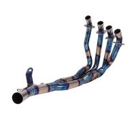 Slip On Motorcycle Exhaust Pipe Titanium Alloy Header Front Link Pipe Connector Tube For Kawasaki Z900RS exhaust