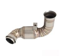 Slip On Motorcycle Exhaust Stainless Steel Modify Middle Link Pipe Escape Moto Muffler For Husqvarna Norden 901