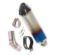 Slip On Motorcycle Exhaust System Escape Moto Middle Tube Link Pipe Muffler For Suzuki V-STROM 1000 DL1000 DL 2014-2019