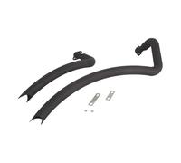 Slip On Motorcycle Exhaust System Header Muffler Black Front Link Pipe For For Vulcan 800 VN800A 1995-2005(Style 2)