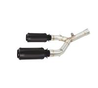Slip On Motorcycle Exhaust System Left&Right Mid Connect Pipe 250mm Muffler Tips For CRF450 CRF 450 2015 2016