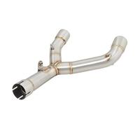Slip On Motorcycle Exhaust System Left&Right Mid Connect Pipe 250mm Muffler Tips For CRF450RX CRF 450 RX 2015 2016
