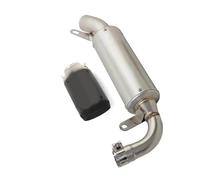 Slip On Motorcycle Exhaust System Mid Connect Pipe 51mm Carbon Fiber Muffler Rear Tips For Aprilia Gpr250s 2021 2022 2023 2024