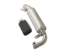 Slip On Motorcycle Exhaust System Mid Connect Pipe 51mm Carbon Fiber Muffler Rear Tips For Aprilia Gpr250s 2021 2022 2023 2024