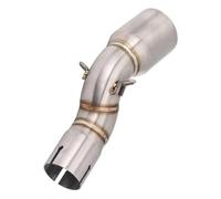 Slip On Motorcycle Exhaust System Modify Bike 51MM GP Muffler Connect Tube Escape Moto Middle Link Pipe For SANYANG SB300 SB 300