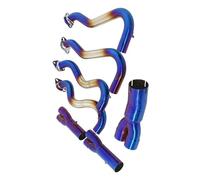 Slip-On Motorcycle Exhaust System Modify Muffler Escape Front Connect Link Pipe For Kawasaki ZX636 ZX 636 2009-2021