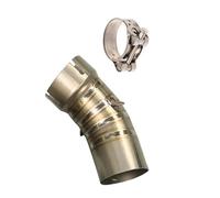 Slip On Motorcycle Exhaust SystemTitanium Alloy Middle Link Pipe 60mm Carbon Fiber Muffler Escape Moto For BMW R NineT 2014-2018