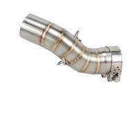 Slip-on Motorcycle Exhuast Middle Link Pipe Escape Muffler Adapter 51mm Connect Pipe For Z900 2017 2018 2019 MENSUNUBNM