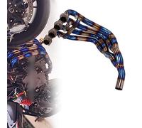 Slip On Motorcycle Full Escape Exhaust System Modified Titanium Alloy Front Link Pipe For Benelli 600 TNT600 BN600