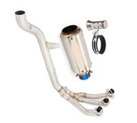 Slip On Motorcycle Full Exhaust System Header Link Pipe Muffler Escape For Triumph Trident 660 2021 2022 2023