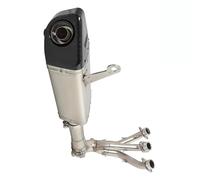 Slip On Motorcycle Full Exhaust System With Catalyst Mid Link Pipe For Yamaha XSR900 XSR 900 2022-2023