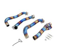 Slip On Motorcycle Titanium Alloy Exhaust Pipe For Daytona 675 675R 2013-2017 Exhaust Front Link Pipe Connection Exhaust Muffler Muffler Exhaust(Titanum Alloy 2)