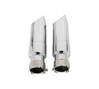 Slip On Muffler For Indian For Scout For Bobber For Sixty 15-23 Slip-On Exhaust System Short Slip Ons Mufflers With DB Killer Motorcycle Exhaust System Modified(Chrome With muffler)