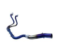 Slip On Muffler For Kawasaki For Ninja250 For Ninja300 2008-2017 Exhaust Headers Front LinkPipe Elbow Down Pipe Round 51mm Slip-on Motorcycle Exhaust System Modified(Type B)