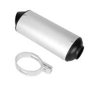 Slip On Muffler Universal 38mm 32mm 28mm Motorcycle Exhaust Muffler Tip Pipe For 125 150 160cc Dirt Pit Bike ATV Motorcycle Exhaust Pipe(38mm siver)