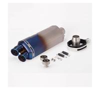 Slip On Muffler Universal 51mm Motorcycle Motocross Exhaust Muffler Escape Moto With DB Killer For SV650 For Z900 For F850GS For R1200GS For R25 Motorcycle Exhaust System Modified(C)