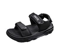 Slip on Sandals Kids Summer Sandals Open Toe Flat Cushioned Footbed Touch Anti-Slip with Adjustable Straps Beach Shoes Toddler Comfort Durable Casual Spring Summer Travelling