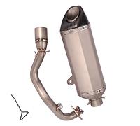 Slip On Scooters Motorcycle Exhaust System Modified Escape Titanium Alloy Front Link Pipe Muffler For Aprilia sr max250 srmax300