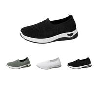 Slip On Shoes for Women Mesh Breathable Walking Sneakers Soft Sole Orthopedic Shoes Casual Lightweight Athletic Sneakers Ladies Non Slip Comfortable Sport Trainers