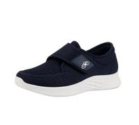 Slip On Shoes, Weaving Mesh Breathable Women's Shoes Round Head Low Top Soft Bottom Breathable Sneakers Blue