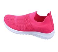 Slip On Shoes Women,Women's Slip On Trainers,Lightweight Slip-on Walking Sneakers,Hands Free,Mesh,Breathable,for Busy Mornings Or When Going Out,for Tennis Jogging Red