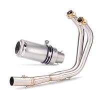 Slip-on Slip-On Motorcycle Exhaust Full Systems Stainless Steel Front Pipe For VN650 For EN650 For Vulcan For S650(Type B)