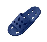 slip on slippers women Shower Slippers for Women Men Cloud Non Slip Sliders Lightweight Thick Sole Open Toe Bathroom Slipper Flip Flops Pool Bathing summer slipper womens size 6 Dark Blue 6