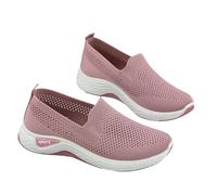 Slip On Sneakers for Women,Slip On Trainer Loafers,Lightweight and Breathable,Decrease The Burden,Suitable for Outdoor Walking Entertainment Work Or Other Relaxing Occasions Pink