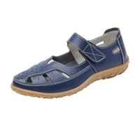 Slip On Sneakers Women's Slipper Casual Shoes Spring and Summer Women's Baotou Sandals Fashion Plain Hollow Out Sets Foot Flat Bottom Casual Single Shoes Slip In Shoes Women, blue, 9 UK