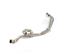 Slip On Stainless Steel Motorcycle Exhaust Middle Pipe And Front Link Full System For YAM&AHA YZF R25 R3 MT03 MT25Description(Style B)