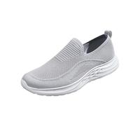 Slip On Trainers for Men Athletic Shoes Breathable mesh Hands Free Sneakers Anti Slip Walking & Running Shoes Lightweight Sports Sneaker Casual Comfortable Summer Trainers Grey