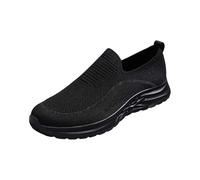 Slip On Trainers for Men Athletic Shoes Breathable mesh Hands Free Sneakers Anti Slip Walking & Running Shoes Lightweight Sports Sneaker Casual Comfortable Summer Trainers Black