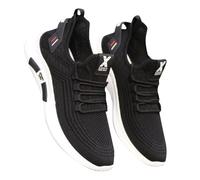 Slip On Trainers For Men Lightweight Breathable Mesh Athletic Running Sneakers Slip-On Non Slip Walking Shoes Casual Orthopedic Shoes With Arch Support Memory Foam Comfortable Flats Wedge Sneakers