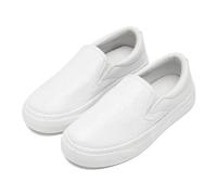 Slip On Trainers Kids Canvas Glitter Casual Loafers Lightweight Sneakers