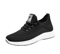 Slip On Trainers Men Arch Fit Easy Close Walking Shoes Arch Support Comfortable Plantar Fasciitis Shoes Soft Cushioned Footbed Wide Fit Trainers Spring Summer, Hiking & Outdoors Black