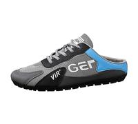 Slip On Trainers Men Men's Shoes Trend Versatile Casual Shoes Lazy Man Half Slipperboard Male Grey