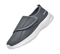 Slip On Trainers Men Soft Mesh Gym Workout Sneakers Cushioned Thick Zero Drop Sole Gym Trainers Walking Running Gym Slip On Tennis Sneakers Joggers Deep Lugs Elderly Lightweight Walking Shoes