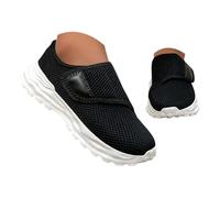 Slip On Trainers Men Soft Mesh Gym Workout Sneakers Cushioned Thick Zero Drop Sole Gym Trainers Walking Running Gym Slip On Tennis Sneakers Joggers Deep Lugs Elderly Lightweight Walking Shoes